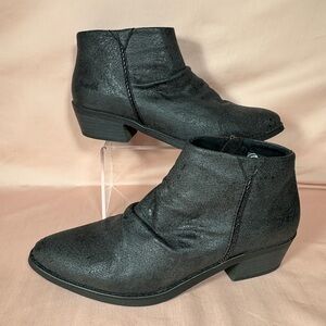 Blowfish Malibu Women's Black Vegan Seren Fashion Bootie Size 10